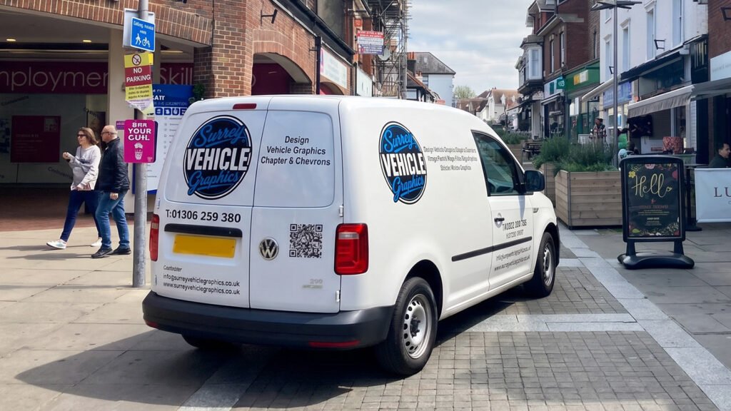 Vehicle graphics and van signwriting in Leatherhead Surrey