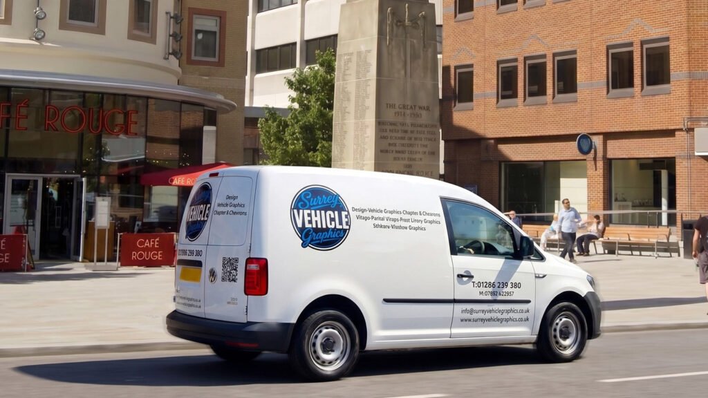 Vehicle graphics and van signwriting in Woking Surrey